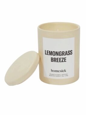 Homesick Lemongrass Breeze Scented Candle NEW